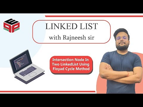 Intersection Node In Two LinkedList Using Floyd Cycle Method | Leetcode 160 Solution
