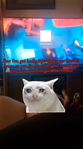 Hurts to do anything so I just sit here 👍 #roblox #fleethefacility #bored #dontflop #injury