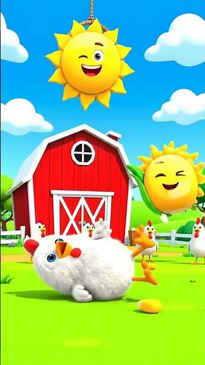 Hungry Chicken Fails to Catch Corn 😂 | Zayn Jatoi Farm Fun 🐔🌽 #ai #funny #cartoon