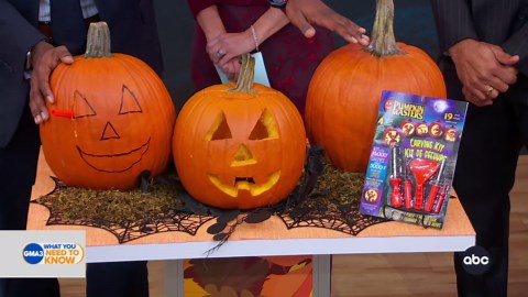 How to safely carve a pumpkin to avoid an injury