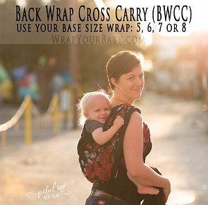 Back Wrap Cross Carry Woven Wrap Tutorial - Wrap Your Baby
