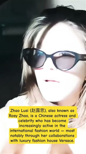 Zhao Lusi x Versace | Global Ambassador Energy #zhaolusi #赵露思 #VersaceAmbassador #fyp