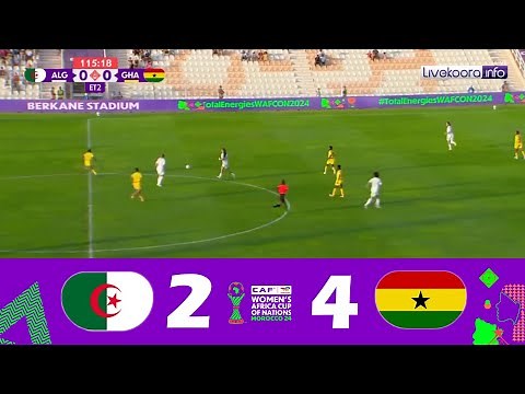 Algeria vs. Ghana 0-0 [PEN. 2-4] | Women's Africa Cup of Nations 2024 | Match Highlights!