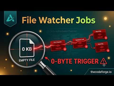 A 0-Byte File Triggered Our Entire Pipeline — AutoSys File Watcher Jobs