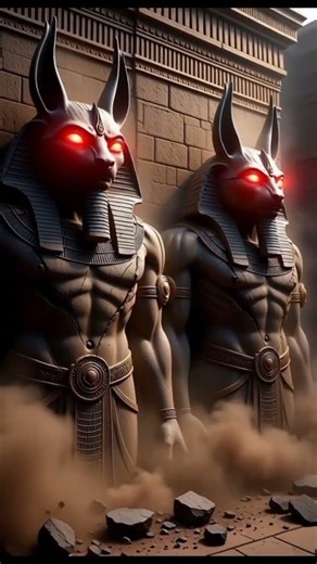 #Anubis statues awakened