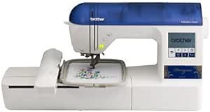 Brother Designio Series DZ820E Embroidery Machine with bonus embroidery hoops (4x4 inch and 2.5x1 inch), a starter kit and a CD with 200 bonus embroidery designs - more than a $200 value