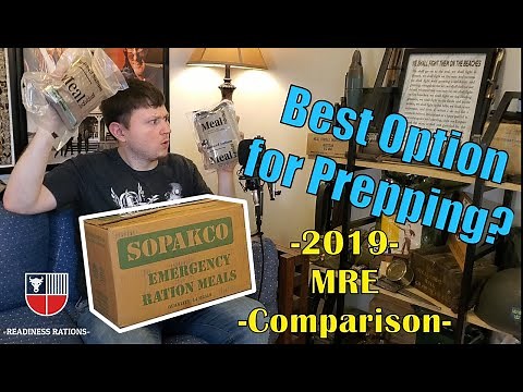 SOPAKCO MRE Review | 2019 Reduced Sodium EMERGENCY RATION MEAL Comparison | Meal Ready to Eat FEAST