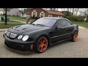 DONE!!!! MERCEDES BENZ CL55 AMG WIDEBODY KIT W215 ROHANA GOLD RFX5 BG Customs Gold Element Autoworks
