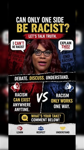 “Can Only One Side Be Racist? 🤯 Heated Debate Explained | Real Talk on Racism & Society”