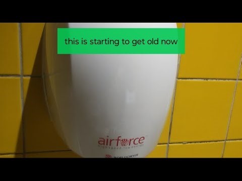 Phs world dryer airforce hand dryer ♿🚼 Sainsbury's neston