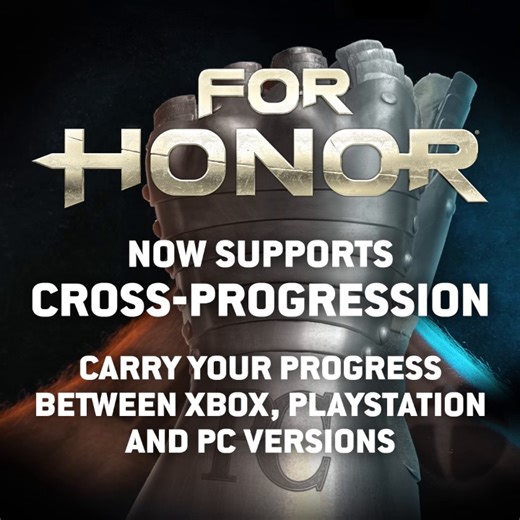 As of RIGHT NOW, For Honor supports cross-progression! 💻⚔️🎮 If you own the game on multiple platforms, your progress and content will now sync between them. For more info check the link in the comments 👇 | Ubisoft UK