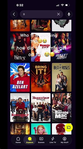 How the hell they got on tubi?😭🫩
