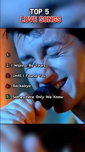 Top 5 love songs to sing to your loved one #love #lovesong #music #playlist #shortsviral #lyrics