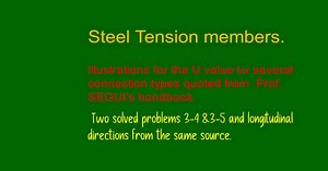 9-Two Solved problems for an estimate of effective net area.