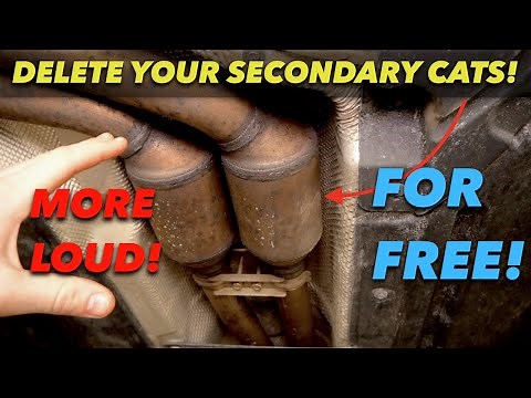 HOW TO DELETE SECONDARY CATS (FOR FREE) // BMW N52