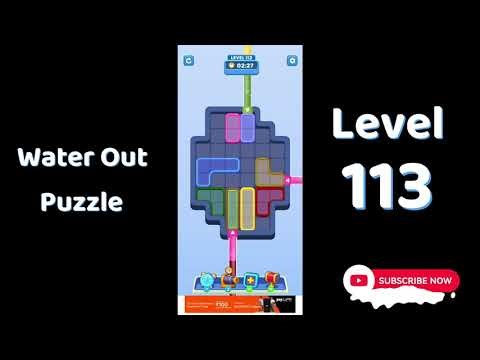 Water Out Puzzle Level 113 Walkthrough 💧 | Step-by-Step Solution | SolutionGuruji