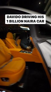 Davido in his 1 BILLION NAIRA Rolls Royce Spectre, a 1 of 1 Rolls Royce Electric Car. Money na wata 💦💸 #davido #davidoofficial #30bgang | Abiodun Christopher