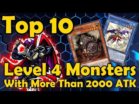 Top 10 Level 4 Monsters With More Than 2000 ATK in YuGiOh