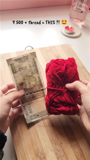 I turned ₹500 + thread into THIS 😳