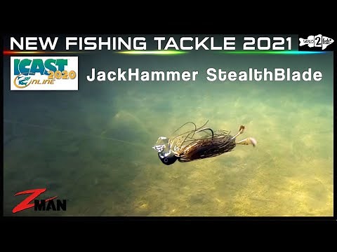Z-Man ChatterBait Jack Hammer StealthBlade | Underwater Action Video