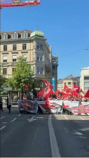 Zürichs 1. Mai Demonstrationen: Chaos und Solidarität #Shorts