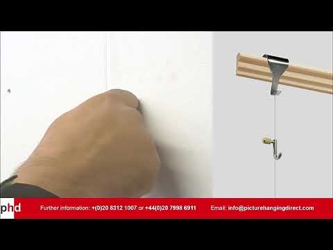 Moulding Hook Hanging Kit, Picture Rail Hooks Set (EXPO-KIT)