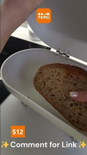 Keep Your Bread Fresh & Organized with This Stylish Bread Box! 🍞✨
