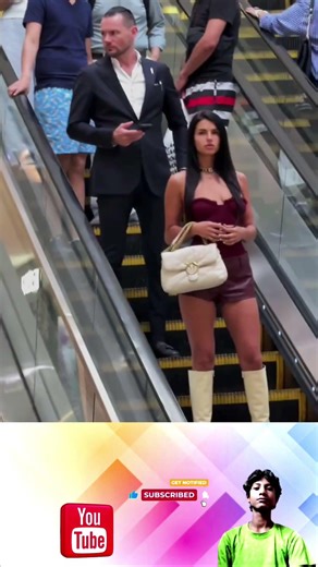 🔥 The Woman Makes a Statement in Red Mini Dress! #streetstyle #shorts #viral