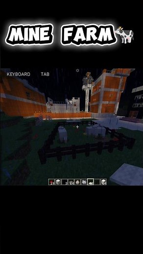 HOW TO MAKE MINE FARM🚜🐄🌾