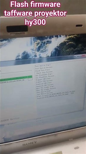 flash firmware projector taffware hy300 #serviceproyektor