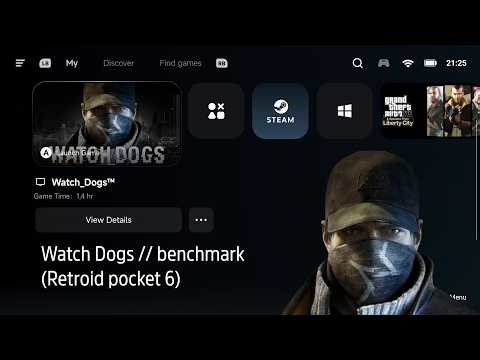 Retroid pocket 6 Watch Dogs // Benchmark & Config Gamehub
