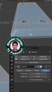 TOP Using Blender Remesh WRONG! (Voxel Mode Secret) #blendertutorial #youtubeshorts #cgi #shorts