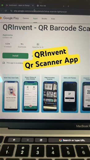 QR Barcode Scanner flutter app #shorts #qrscanner #mobile #viral