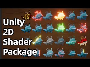 Unity 2D Shader Package | 25 Stunning Sprite & UI Effects (URP, HDRP, Built-in)