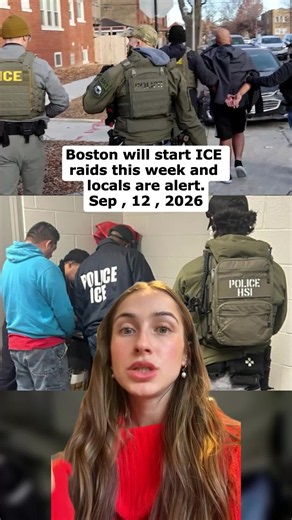 Boston will start ICE raids this week and locals are alert. #boston #ice #raids #immigration