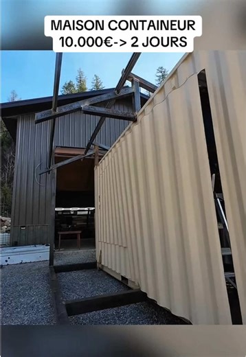 Ce containeur est transforme en habitat ecologique et eco responsable immobilier construction renovation travaux portrait | L’agent Immo rénovateur