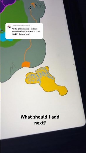 Adding an alien island to the map!