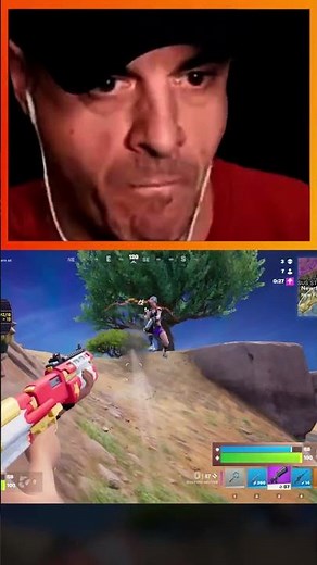 Dan shows off his Fortnite Skills