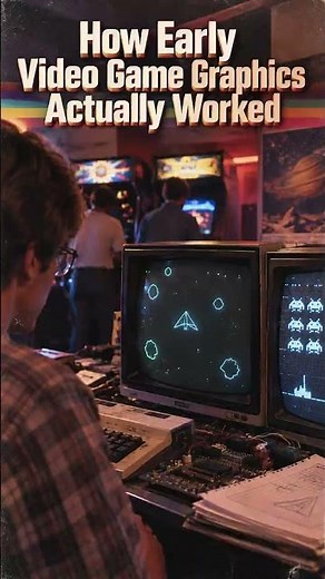How Early Video Game Graphics Actually Worked | #factpulse