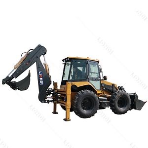 Backhoe Loader 4X4 Backhoe Excavator Loader 4-Wheel Tractor with EPA Engine for Construction Site