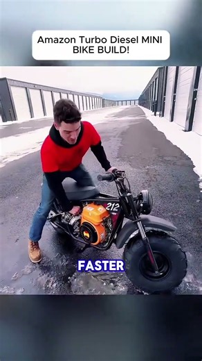Amazon Turbo Diesel MINI BIKE BUILD! #minicorvette #kart #insane