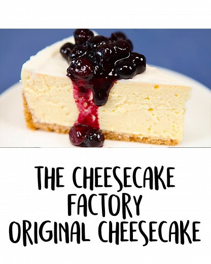 1.8M views · 232 reactions | Cheesecake Factory's Original Cheesecake: Cancel your reservation because you can make it at home. Get the recipe: https://trib.al/hZRBNcN | Well Done by MyRecipes | Facebook