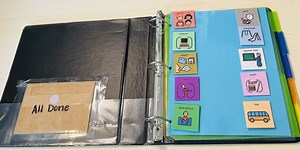 Color Coded Student Schedules - The Autism Helper