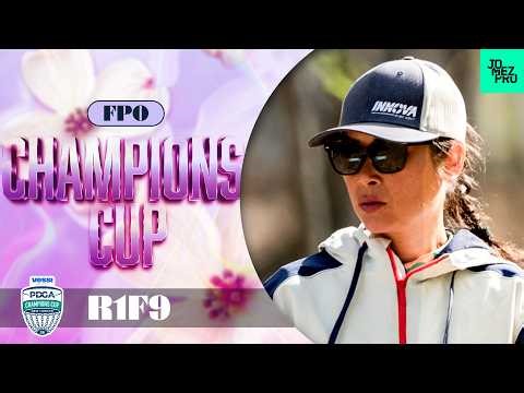 2026 PDGA Champions Cup | FPO R1F9 | Gannon, Scoggins, Saarinen, Gurthie | Jomez Disc Golf