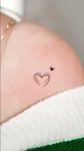 Cute tiny Tattoo Designs 💫 | Small & Aesthetic Tattoo Ideas for Girls ✨ #shorts