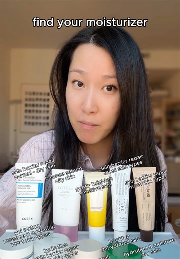 Let me know which one of these K-Beauty moisturizers is right for you? Products mentioned: @COSRX Official The Ceramide Skin Barrier Moisturizer @SKIN1004 US Poremizing Light Gel Cream @ONE THING Global Niacinamide Glutathione Cream @Dr.Althea US 345 Relief Cream @rejuall_kr Advanced LC-Ceramide Barrier Cream @ROUND LAB Birch Juice Moisturizing Cream @numbuzin Pantothenic B5 Active Soothing Cream @haruharu wonder Black Rice 5 Ceramide Barrier Moisturizing Cream @AXIS-Y Dark Spot Correcting Glow 