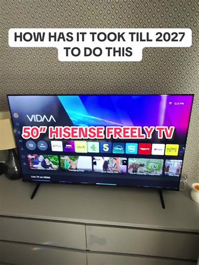 📺 Hisense 50” 2025 4K Smart TV – Big Screen. Big Entertainment. 📺 Upgrade movie nights instantly. Crystal-clear 4K UHD, booming sound, and next-gen smart streaming — all in one stunning screen. Perfect for box sets, sports, gaming & everyday entertainment. ✅ 4K UHD Resolution – Ultra-sharp detail for the best binge-watching ✅ Hi-View AI Engine – Automatically enhances picture & colour ✅ Dolby Atmos Sound – Cinematic audio that fills the room ✅ Smart Streaming Built-In – Netflix, YouTube, Disne