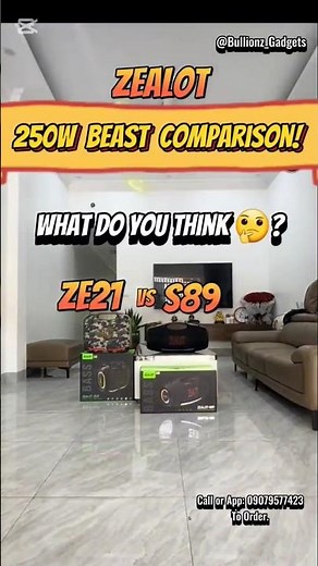 ZEALOT ZE21 vs S89: Sound Showdown! 🥵. #zealot #short #soundbattle #foryou #bluetoothspeaker #bass