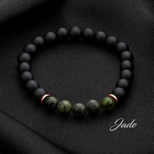 Mens Jewelry, Jade Bracelet, Beaded Bracelet for Men, Mens Bracelet, Gifts for Him, Gifts for Dad, Anniversary Gifts for Him, Birthday Gifts - Etsy