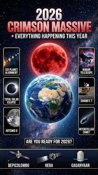 2026 Will Change Space Forever: Blood Moon, Eclipses, Artemis 2 & China's Moon Water Hunt!